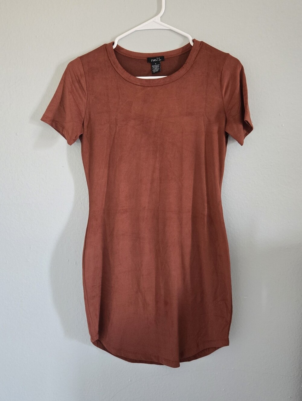 Rue21 Rust Crewneck Tee Dress